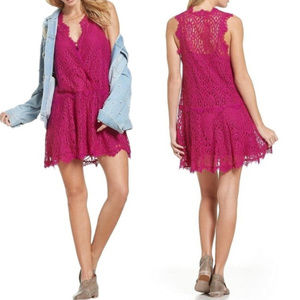 🆕Free People Heart in Two Lace Minidress